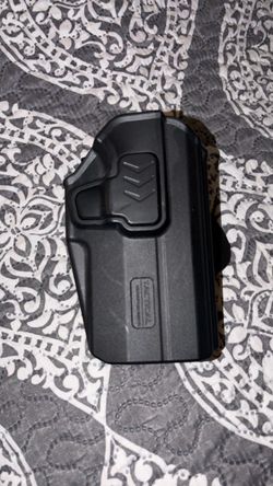 Tactical Black Polymer OWB Pistol Holster