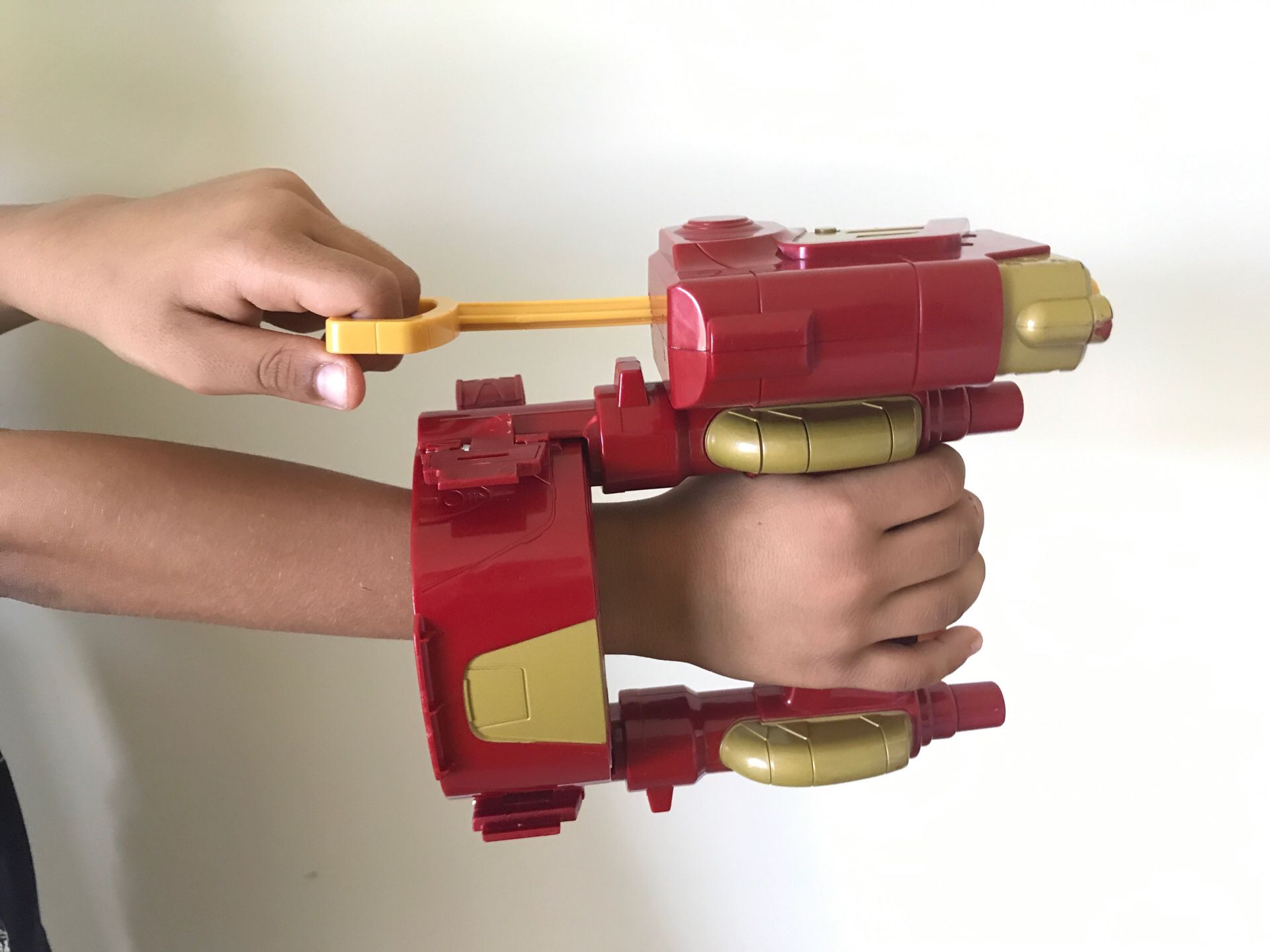 Iron man toy hand gun