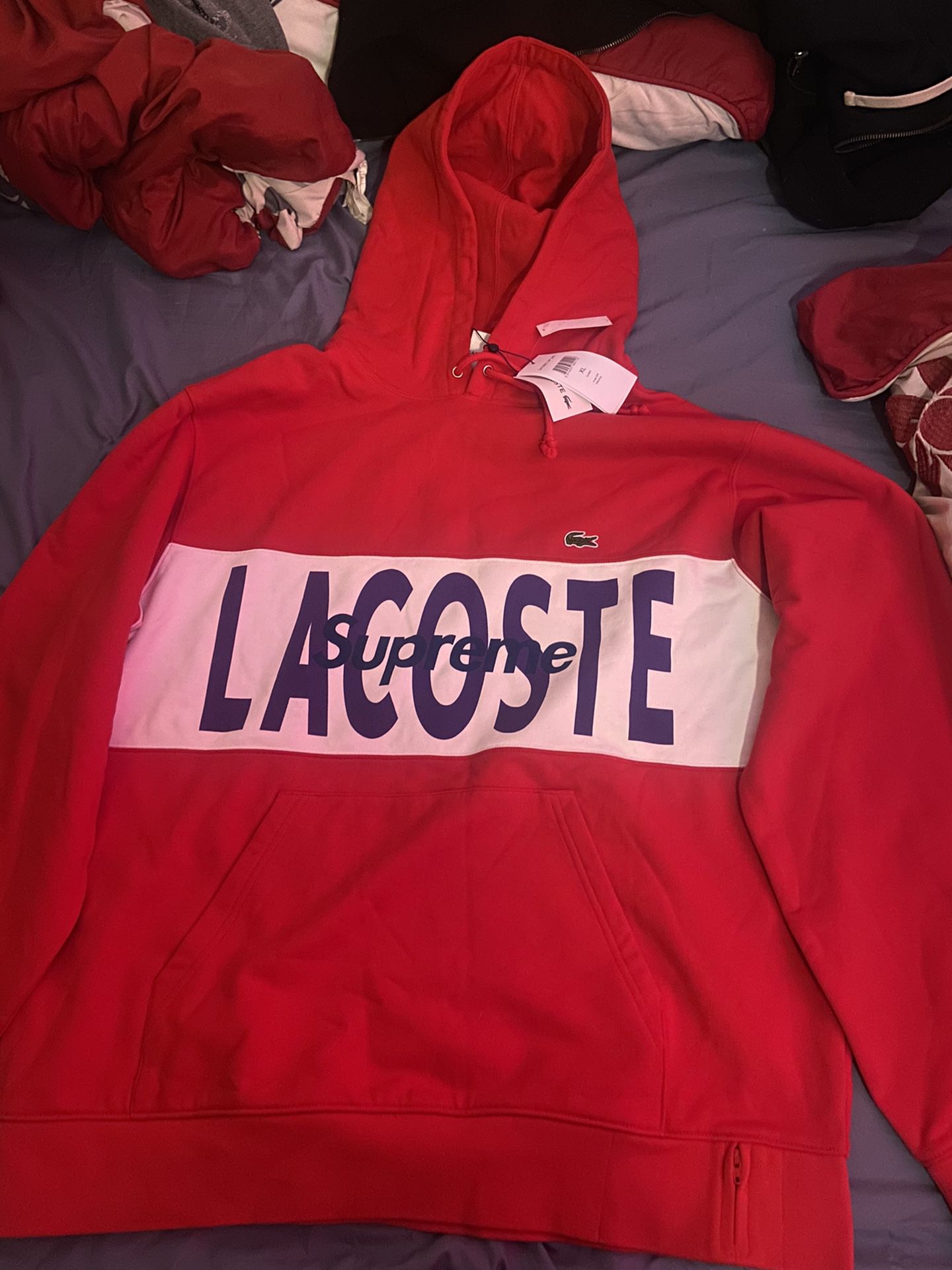 talentfulde hver gang alene Supreme Lacoste Hoodie for Sale in The Bronx, NY - OfferUp