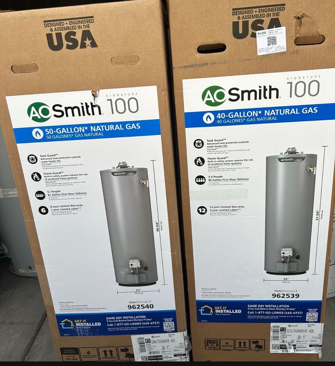 GAS WATER HEATERS 40,50 Gal 700 for Sale in Las Vegas, NV OfferUp