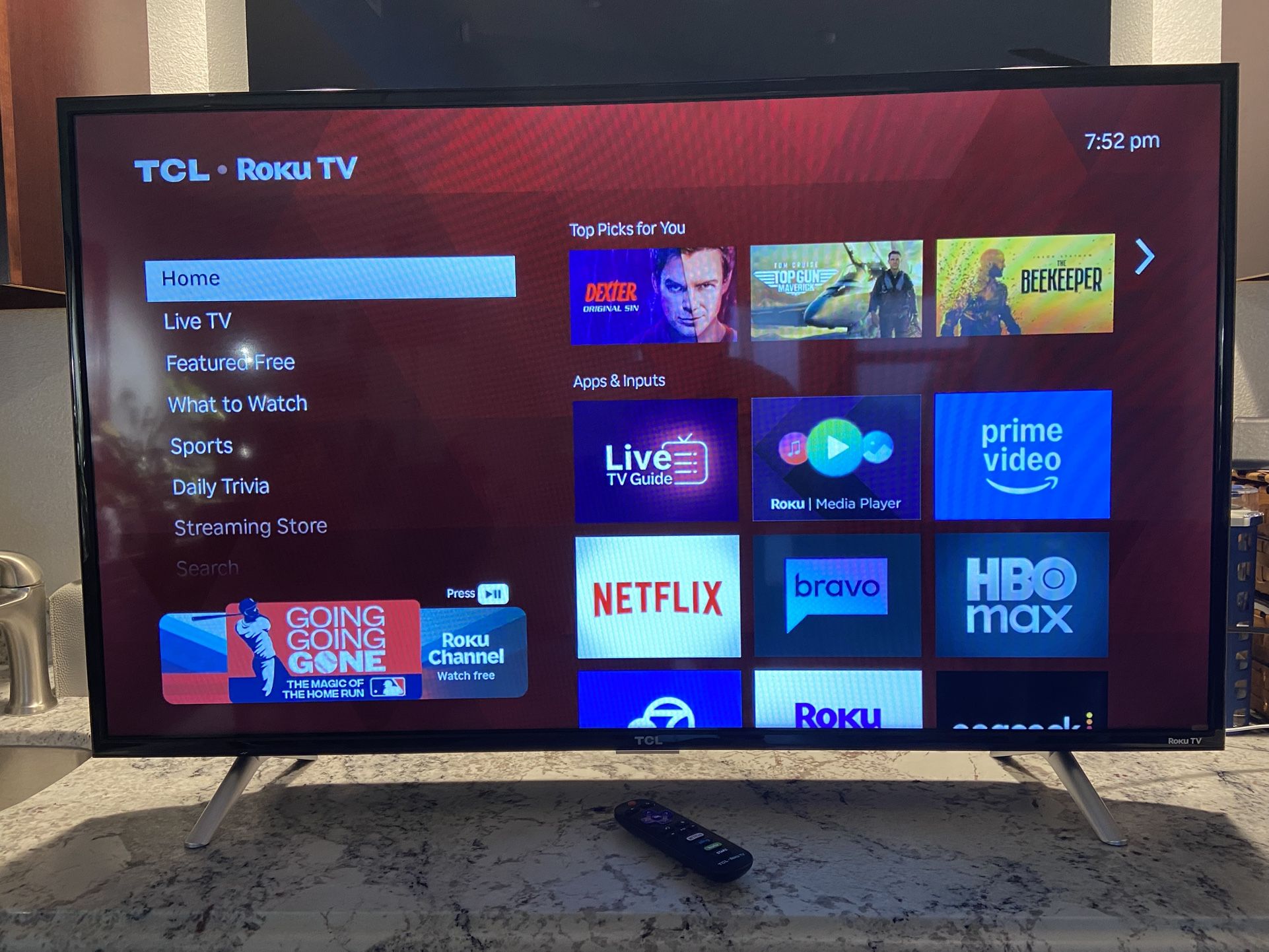 43” TCL Roku Tv