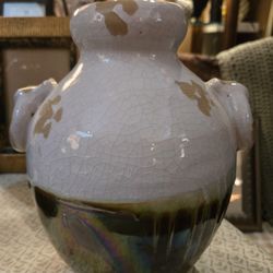 Large Distressed Farmhouse Vase 