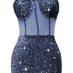 Black One Shoulder Sequin Homecoming Dresses for Teens Tight Sparkly Short Prom Dresses Bodycon Sleeveless Mini Cocktail Party Gown

