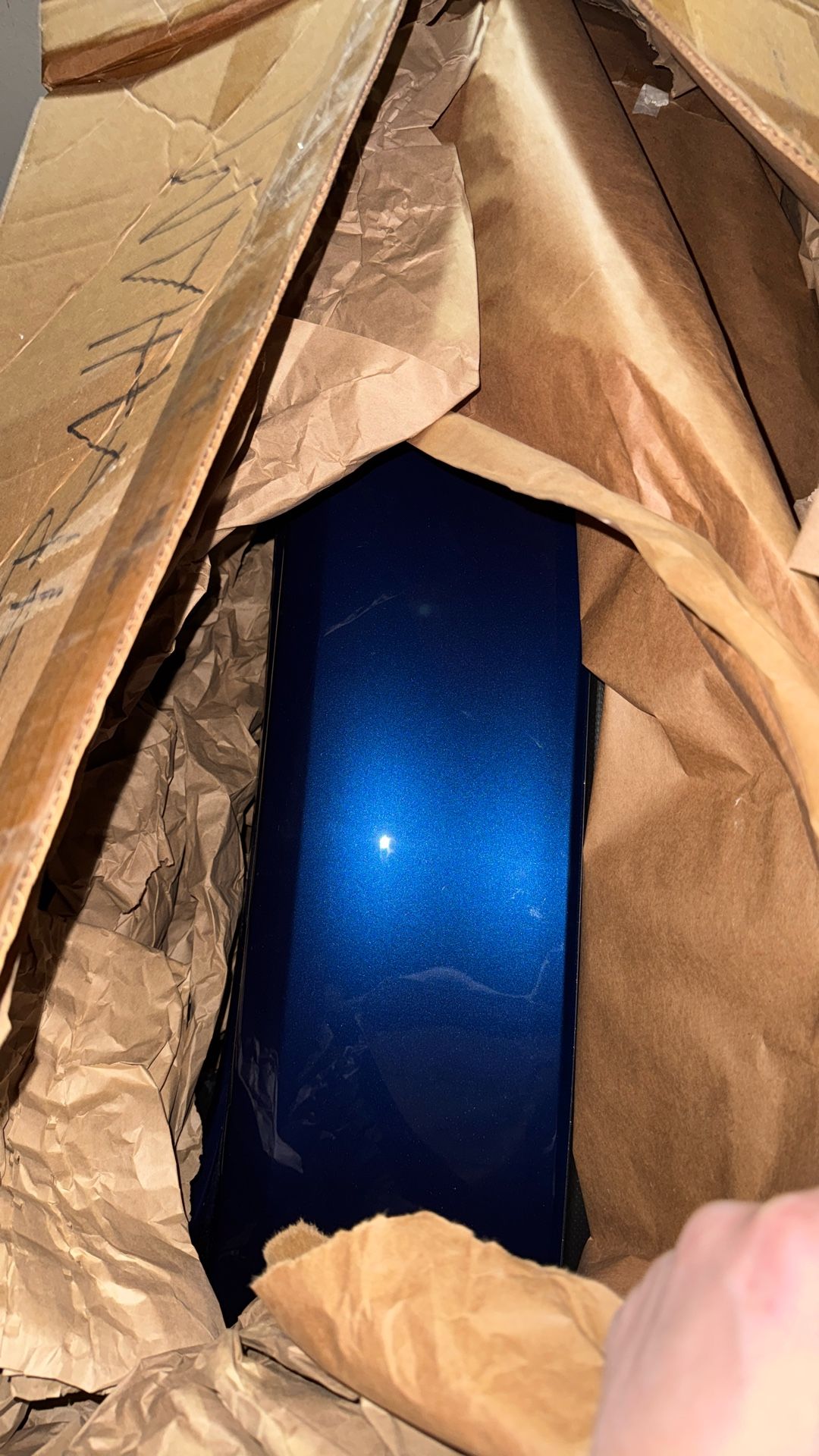 2017 Wrx Sti Bumper Painted Lapis Blue Pearl