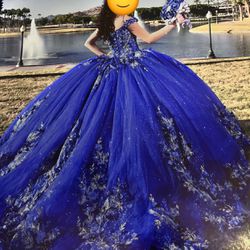 Royal Blue Quince Dress 