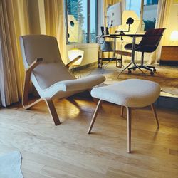 Grasshopper Chair In New Boucle Fabric