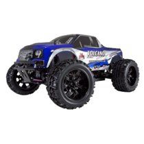 redcat racing volcano epx electric truck, blue/silver, 1/10 scale