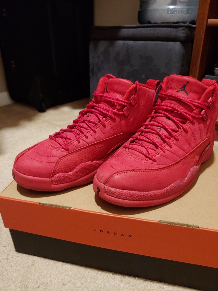 Jordan's 12 Gym Red