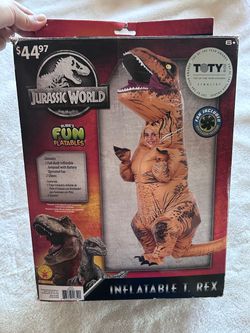 Jurassic World Inflatable T. Rex Costume