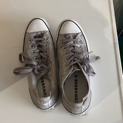Silver Converse