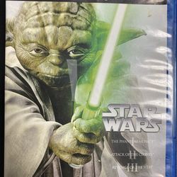 Blu-Ray dvd starwars trilogy episodes I-III 