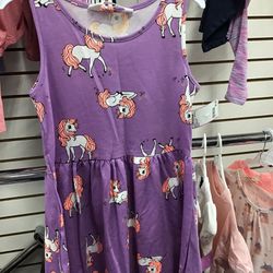 Unicorn Dress Size 6/7 