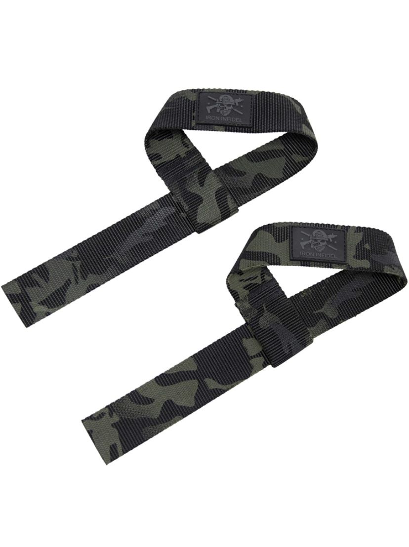 Iron Infidel Weight Lifting Straps- Wrist Straps for Weight Lifting Deadlifti...