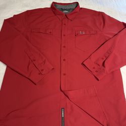 Under Armour The New Prototype- Performance Light Weight Shirt. Sz XXL Deep Red
