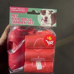 Pet Carrier Set Poop Bags