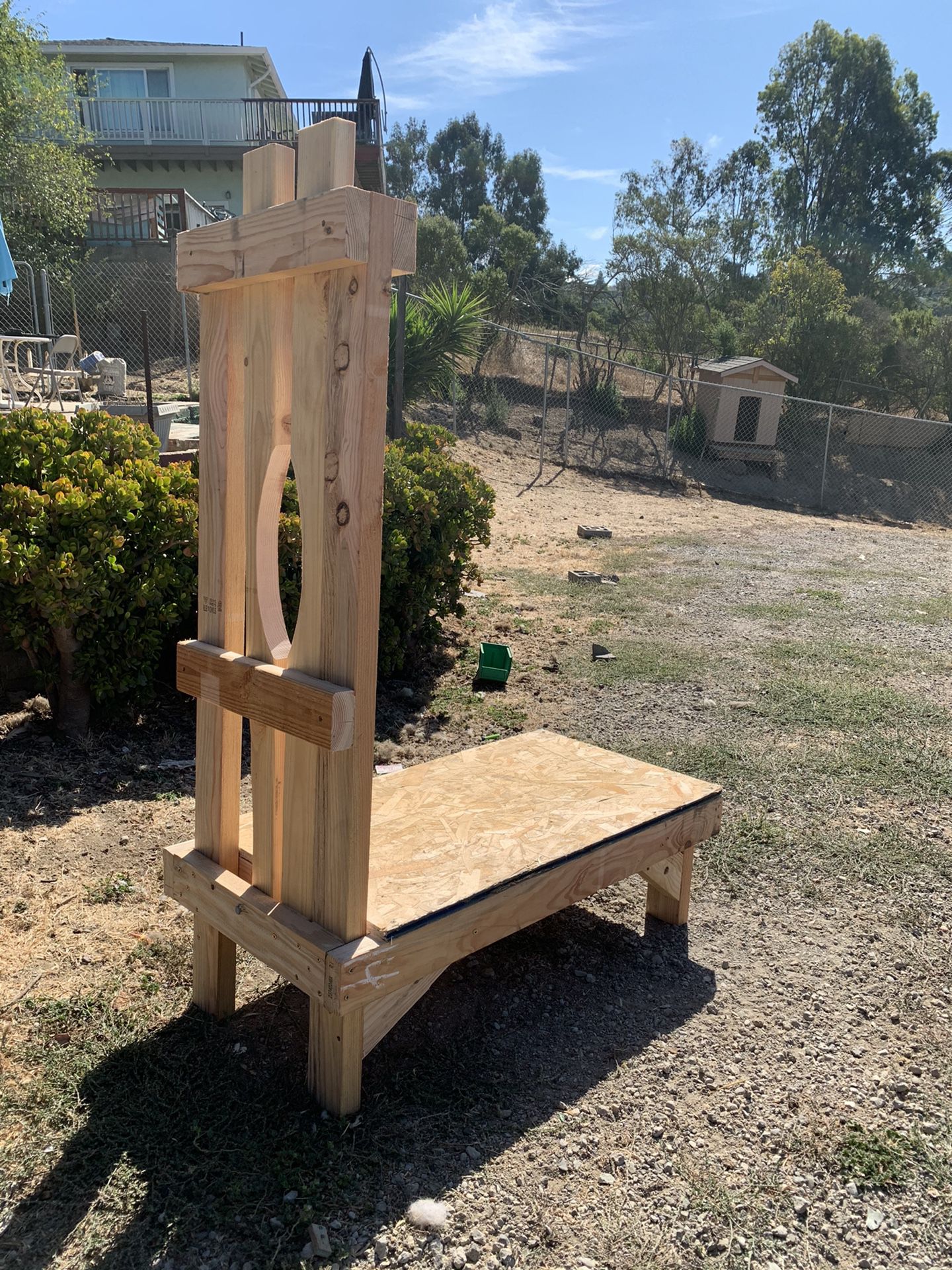 Handmade Goat Stand