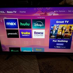 TCL Roku TV 32" Inch  Smart Tv Remote Conteol Included 