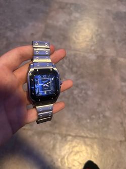 Cartier watch black face