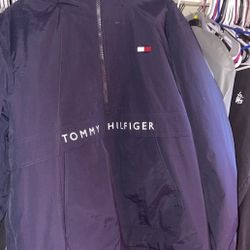 Tommy Hilfiger Water/wind Resistant Jacket With Light Weight Insulation 