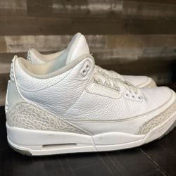 Size 12 - Jordan 3 Retro Triple White 2018
