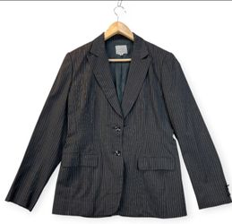 ADEC2 Philippe Adec Womens Blazer Jacket Y2K Parisian Tailored Single Vent Sz 8