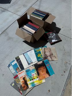 2 Boxes Full of Vintage Records