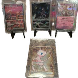 🔥 🐉 POKÉMON 🔥 *MEW LOT* MEWTWO Promo(s)  + metal Etched 