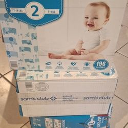 Size two membermark diapers