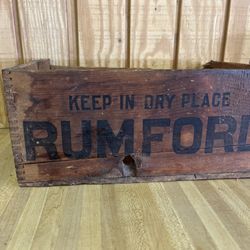 Vintage wooden crate