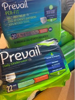 Prevail Adult Protective Underwear – New Sealed Packs