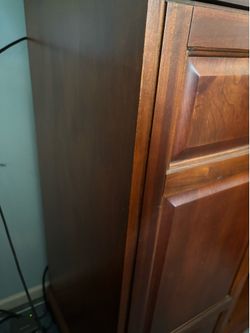 TV stand Solid Cherry Wood Armoire