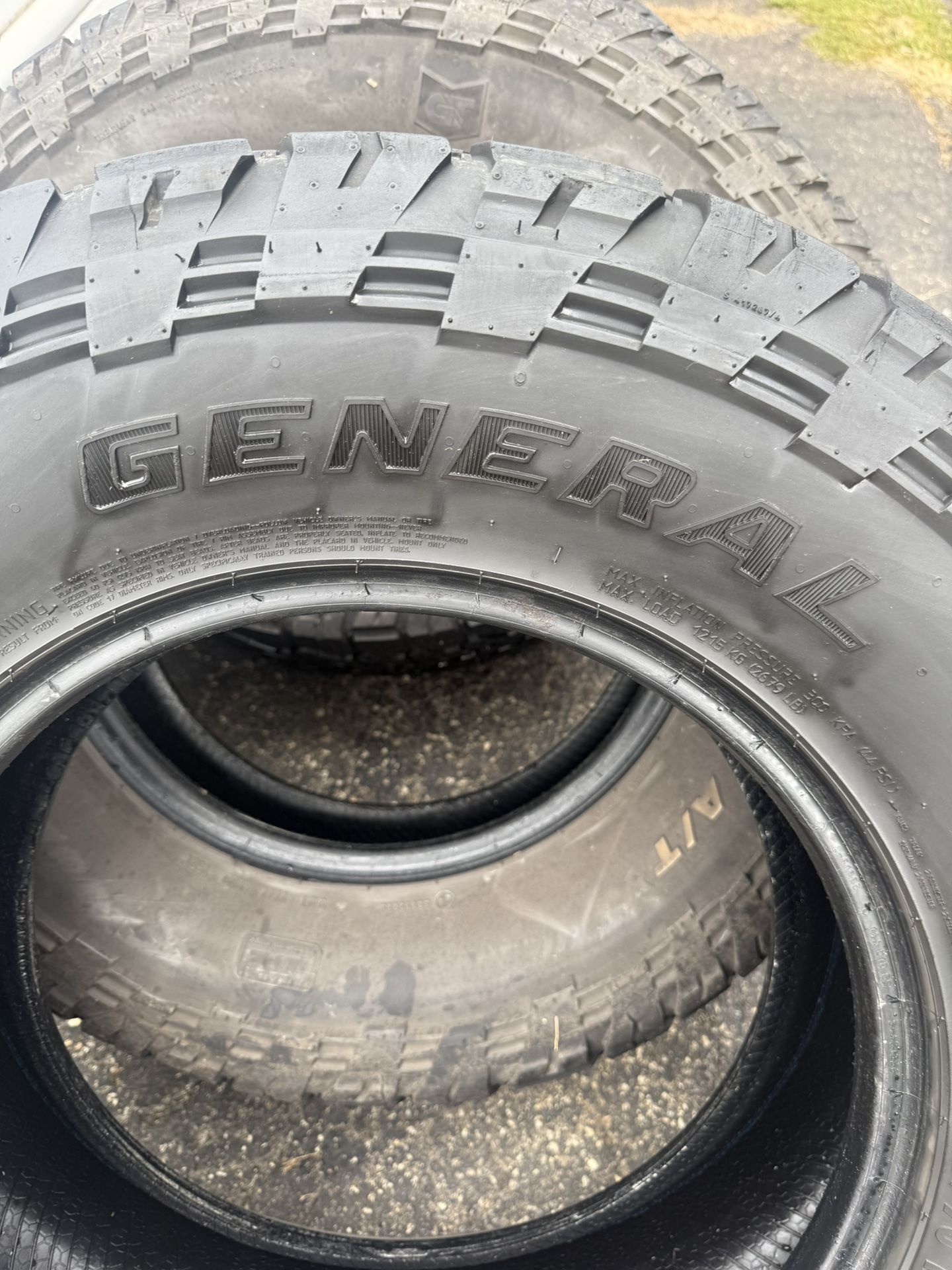Tires 265/70/17 General All Terrains