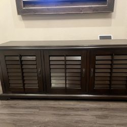 Pottery Barn Media Console Cabinet 