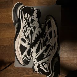 Black And White Balenciaga Runners