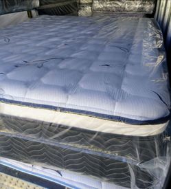 queen bamboo only mattress orthopedic with pillow top brand new "" all sizes available ""