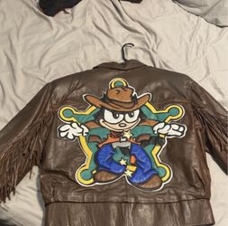 Vintage Leather Jacket , Felix The Cat