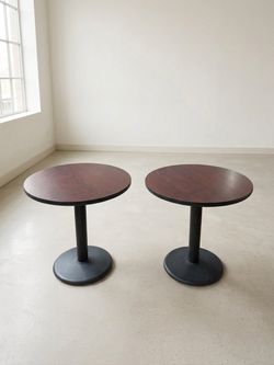 1 Modern Round Bistro Table -normal Condition