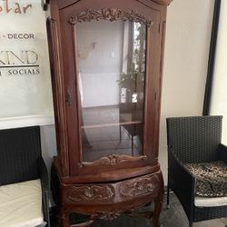 Wood China Cabinet 