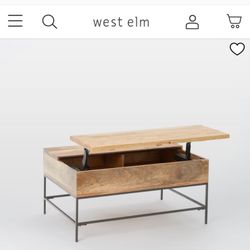 West Elm Coffee Table 