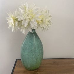 XL Vase & Faux Flowers