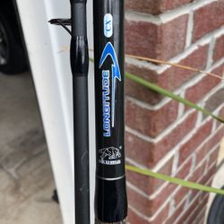 Shimno 6500 Baitrunner With 10’ Two Piece Okuma Surf Rod