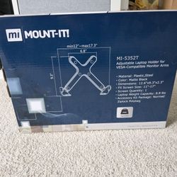 Laptop Holder for VESA-Compatible Monitor Arms