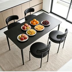 Black  Chair Set X 4 brand new