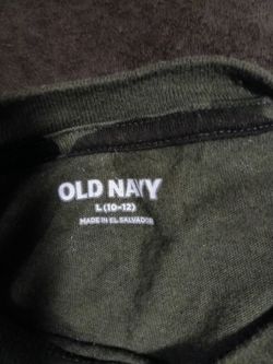 Old Navy Kids Olive Green Top Size L (10-12)