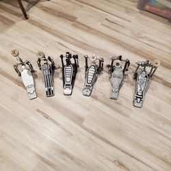 Bass Drum Pedals, Pearl, Sonor, and Unbranded $15 to $35,