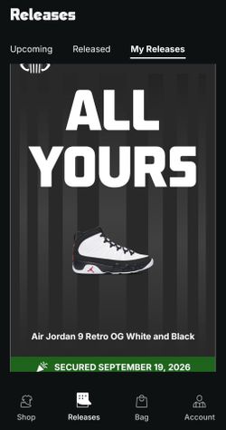 Air Jordan 9 Retro Space Jam (2026) Size 10.5M