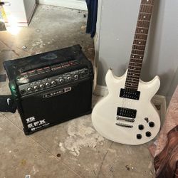 Electric Guitar With Amp 