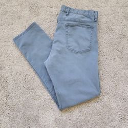 Gap Men's Slim Fit 5 Pocket Pant Size 38 x 34 Blue Pearl  Casual Jean