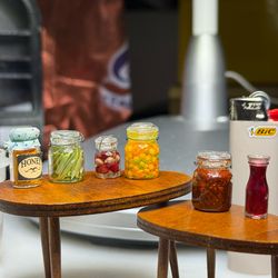 1:12 glass jar