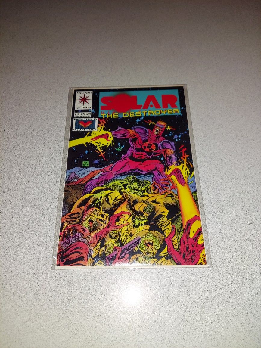 1995 SOLAR THE DESTROYER #34 COMIC BAGGED AND BOARDED